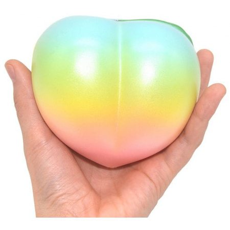 Pastel Rainbow Peach Stress Ball 1