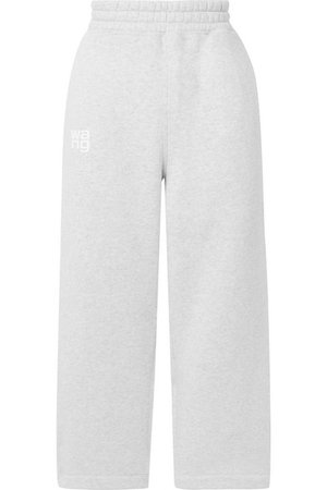 alexanderwang.t | Printed cotton-blend jersey track pants | NET-A-PORTER.COM