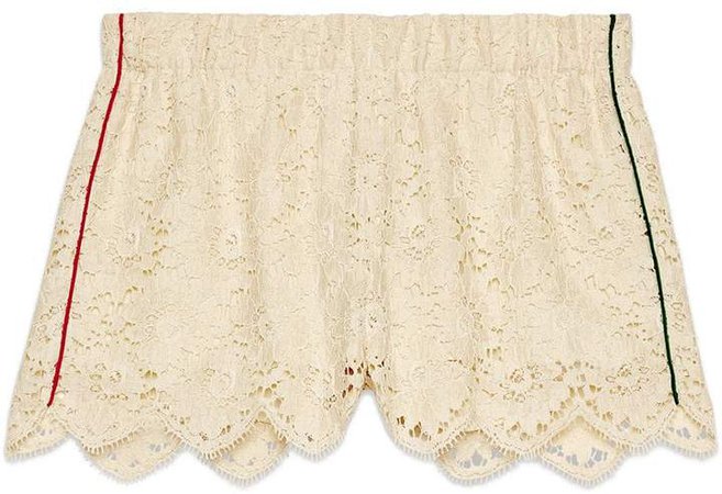 Flower lace shorts