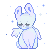 bunny pixel angel cute