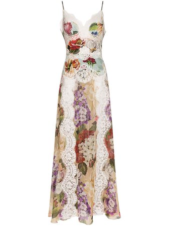 Dolce & Gabbana floral-print Slip Sdress - Farfetch