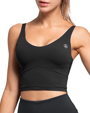 AKASO Sports Bra for Women, Padded Bra Yoga Tank Tops Blue, Medium at Amazon Women’s Clothing store