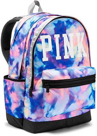 victoria secret pink tie dye backpack