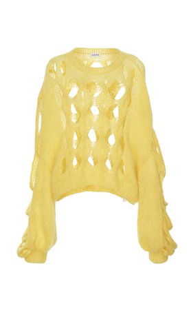 Open-Knit Mohair Sweater by Loewe | Moda Operandi