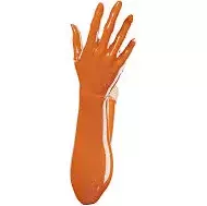 long orange gloves - Google Search