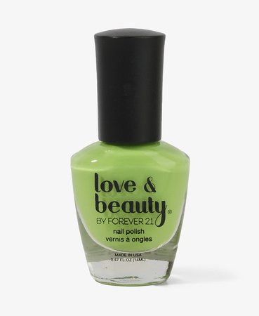 light green nail polish