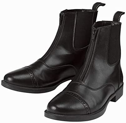 Amazon.com | Riding Sport by Dover Saddlery Ladies' Provenance Zip Paddock Boots, Size 11, Black | Athletic