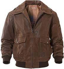 brown men’s aviator jacket