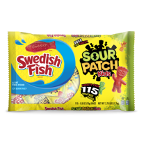 Sour Patch Kids & Swedish Fish Halloween Candy Variety Pack, 60 Oz., 115 Count - Walmart.com