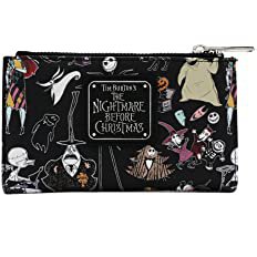 Amazon.com | Loungefly Disney Nightmare Before Christmas All Over Print Womens Double Strap Shoulder Bag Purse | Luggage & Travel Gear