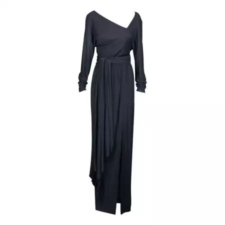 Iconic Halston Matte Jersey Gown For Sale at 1stDibs | halston iconic designs, halston designs