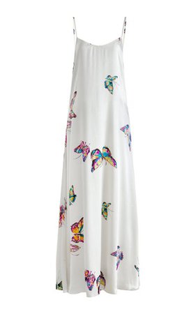 Butterfly Silk Slip Dress By Alix Of Bohemia | Moda Operandi