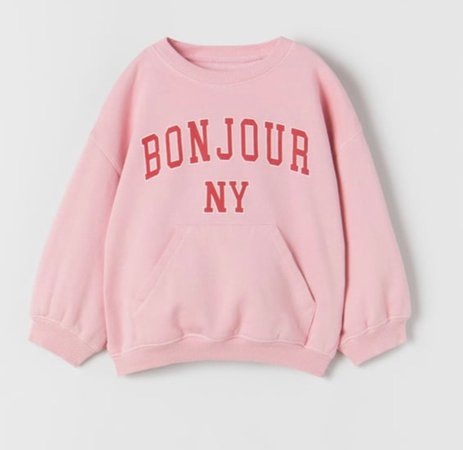 pink New York sweatshirt