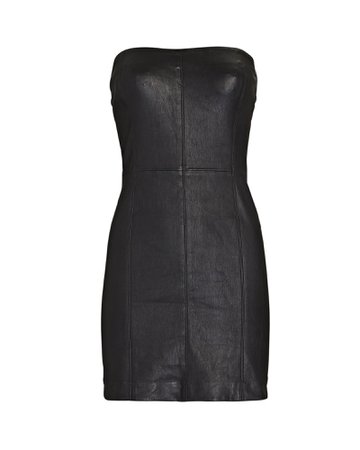 SPRWMN Strapless Leather Mini Dress | INTERMIX®