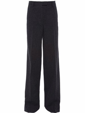 Prada pinstripe-pattern Tailored Trousers - Farfetch