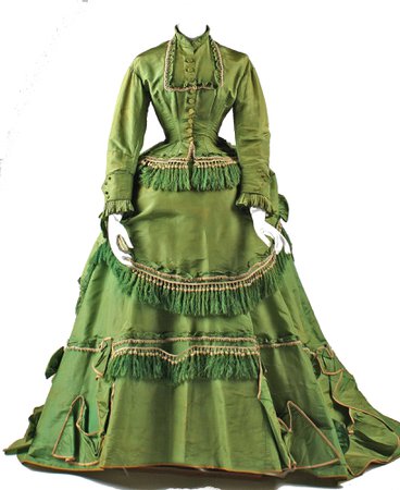 Green dress, 1868