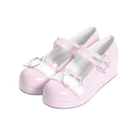 soft cutecore women's pink shoes