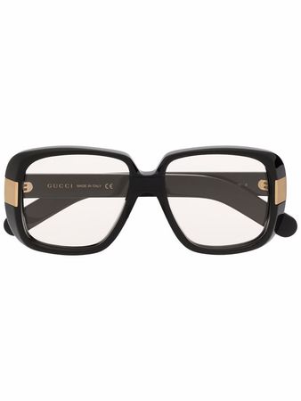 Gucci Eyewear oversized-frame eyeglasses - FARFETCH