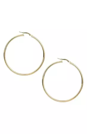 Argento Vivo Sterling Silver Essential Tube Hoop Earrings | Nordstrom
