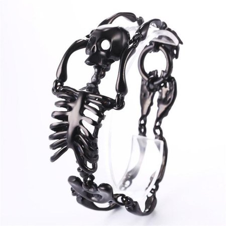 Skeleton Stainless Steel Cuff Bracelet