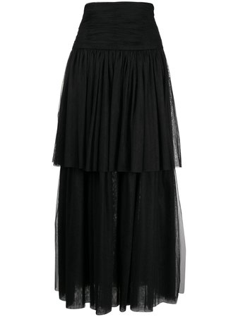 Chanel Pre-Owned 1990S Ruffled Pleated Skirt Vintage | Farfetch.Com