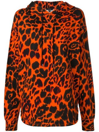 R13 leopard print hoodie