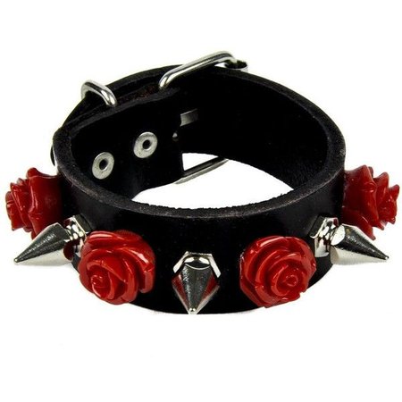 spiked bracelet red - Google Search