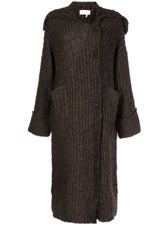 REMAIN Long Knitted cardi-coat - Farfetch