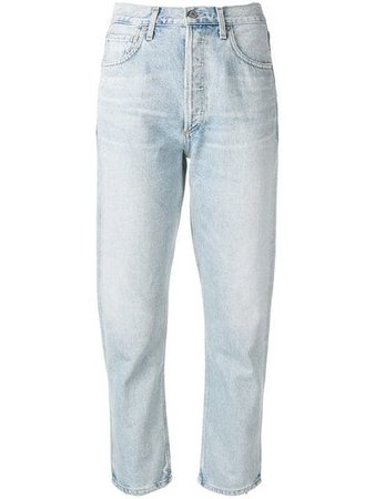 Citizens Of Humanity Cropped Straight Leg Jeans - Farfetch