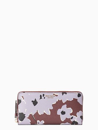 cameron floral bouquet large continental wallet | Kate Spade New York