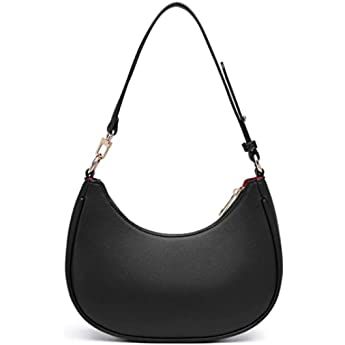 Amazon.com: CYHTWSDJ Shoulder Bags for Women, Cute Hobo Tote Handbag Mini Clutch Purse with Zipper Closure (Black, L) : Clothing, Shoes & Jewelry