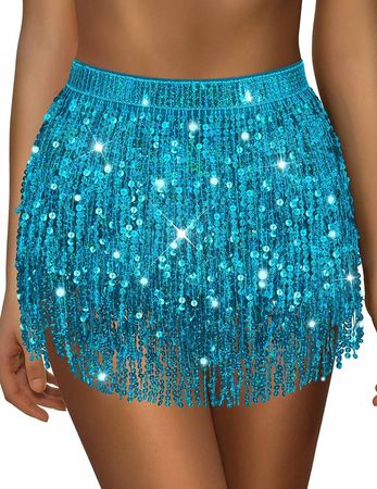 Amazon.com: Blue Sequin Skirt for Women Blue Sparkly Skirt Blue Metallic Skirt Blue Sparkle Skirt Blue Glitter Skirt Blue Costume : Clothing, Shoes & Jewelry