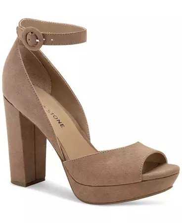 Sun + Stone Reeta Block-Heel Platform Sandals, Created for Macy's & Reviews - Sandals - Shoes - Macy's