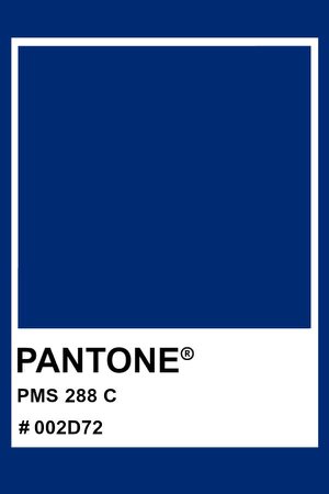 blue pantone
