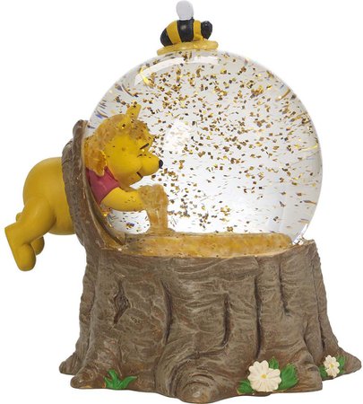 Amazon.com: Precious Moments, Disney Showcase Winnie The Pooh Musical Snow Globe, For The Love Of Hunny, Resin/Glass, #171708: Gateway