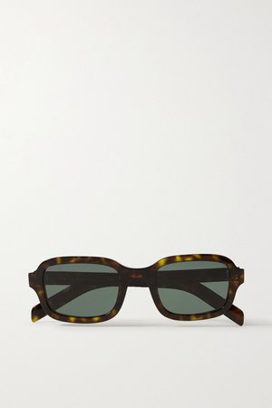 Tortoiseshell Square-frame tortoiseshell acetate sunglasses | Prada Eyewear | NET-A-PORTER