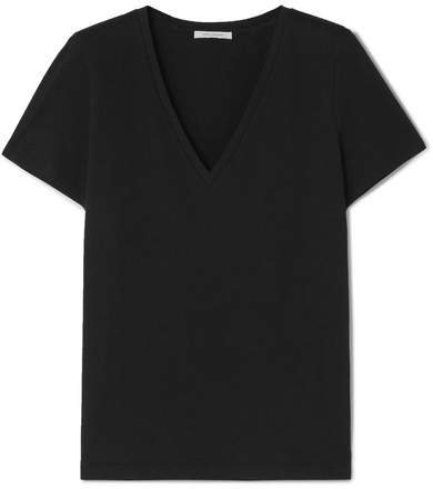 Ruby Organic Cotton-jersey T-shirt - Black