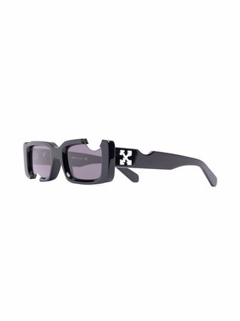 Off-White Cady cut-out rectangular-frame Sunglasses - Farfetch