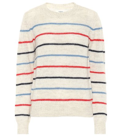 Gian striped wool-blend sweater