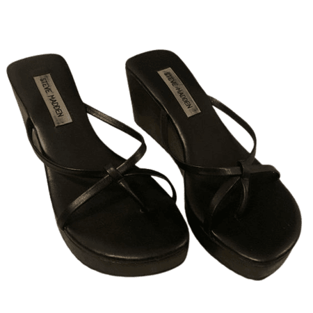 Black Steve Madden Strappy Sandals