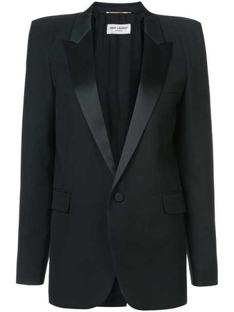 $5,065 Saint Laurent Square Cut Tux Jacket - Shop Online - Fast AU Delivery, Mobile Friendly