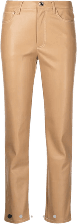 pantalon cuero nude