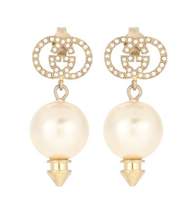 Gucci Gg Crystal-Embellished Earrings