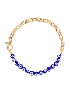 8 Other Reasons Evil Eye Chain Necklace in Gold | REVOLVE