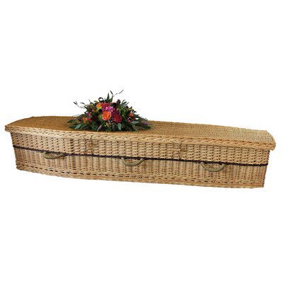 Biodegradable Casket for Burial or Cremation in Seagrass - Eco-Friendly & Sustainable - Urns Northwest