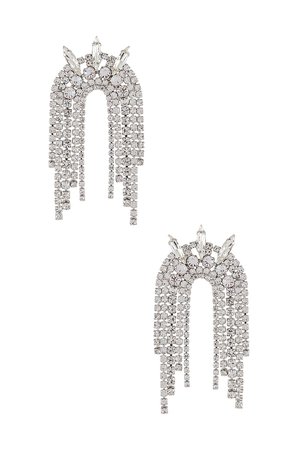 Electric Picks Jewelry High Society Earrings in Silver | REVOLVE