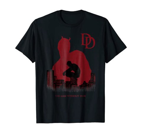Amazon.com: Marvel Daredevil A Man Without Fear Is Broken Within T-Shirt: Clothing