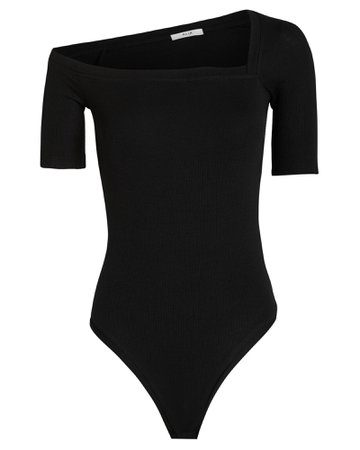 Harring Jersey Asymmetrical Bodysuit