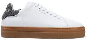 Shearling-trimmed Leather Sneakers