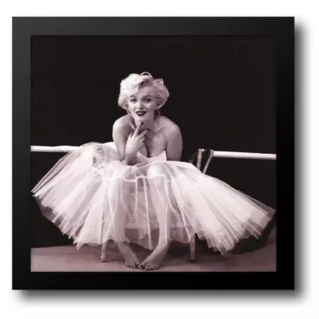 Marilyn Monroe - Ballerina 20x20 Framed Art Print by Greene, Milton - Walmart.com